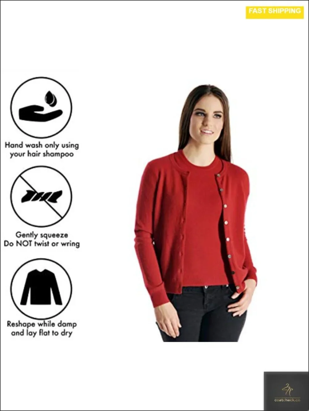100% Cashmere Women's Cardigan Twin Set - Lightweight Luxe